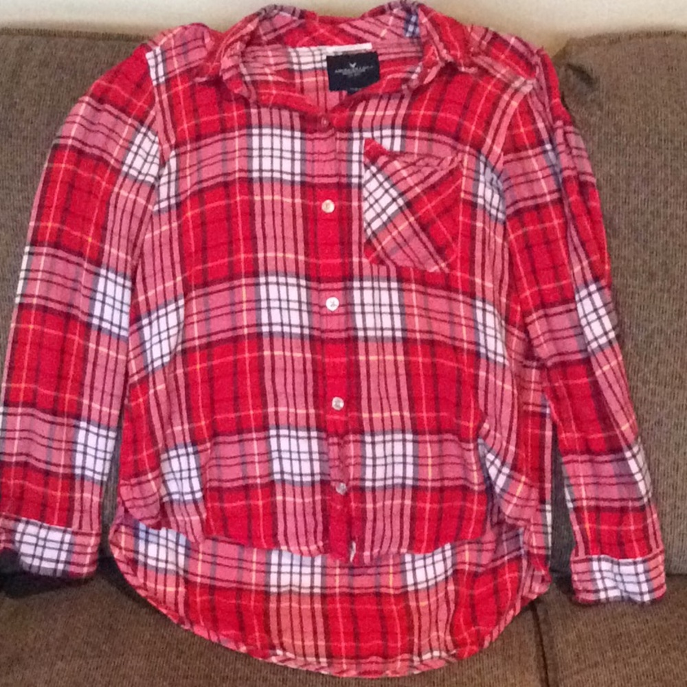 Like New American Eagle Button Down Shirt